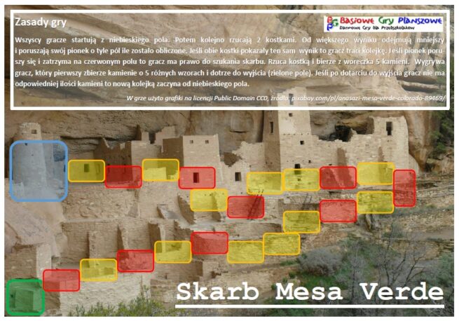 Plansza do gry Skarb Mesa Verde