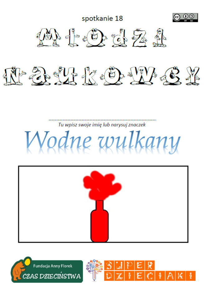 Okłada materiałów do zajęć nr 18 (Wodne wulkany)